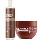 Kit Crespo Power Apice Gelatina Ativadora Ph Control 280g Anti Porosidade Tratamento Capilar