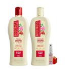 Kit Crespos 1 Shampoo 1 Condicionador 500ml Bio Extratus + Presente Lourre 15ml