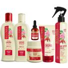 Kit Crespos Bio Extratus Rosa Mosqueta e Abacate 6 Itens