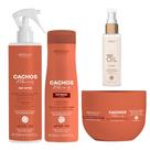 Kit Crespos Óleo Tec Oil+Day After+Co Wash+Gel Forte Arvensis