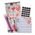 Kit Criativo Álbum de Fotos Dia dos Namorados Scrapbook Personalizado Faça Você Mesmo Presente Criativo e Exclusivo