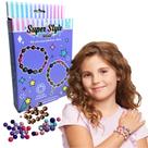 Kit Crie Pulseiras Rose Super Style World 98 Peças F0108-8 Fun