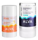 Kit Cristal Alva 120g + Desodorante Infantil Camomila Vegano Alva Personal Care