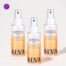 Kit Cristal Natural Alva Trio 3 Desodorantes Spray 120ml 12 Horas de Proteção Citrus