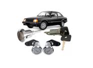 Kit cromado cilindros ignição porta malas com chave chevette