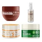 Kit Cronograma Capilar + Blend de Óleos Apice Cachos Crespos