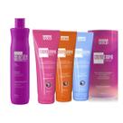 Kit Cronograma Capilar com Shampoo 500ml Fashion Gold