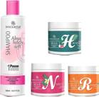 Kit Cronograma Capilar Com Shampoo E 3 Mascaras