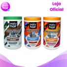 Kit Cronograma Capilar Óleo de Coco + Óleo de Argan + Reconstrução Capilar NatuHair