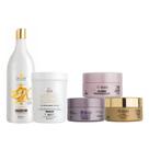 Kit Cronograma Capilar + Pó Descolorante Active + OX 05 Vol