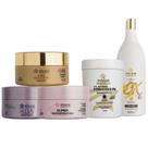 Kit Cronograma Capilar + Pó Descolorante Blue + OX de 30 Vol