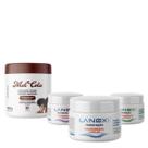 Kit Cronograma Lanox Hidratação Reconstrução + Mel Cola 500g