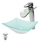 Kit Cuba De Vidro Branca Torneira Monocomando Bali Válvula
