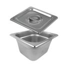 Kit Cuba Gastronômica Gn 1/6 100mm Com Tampa Doceria Açai