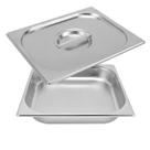 Kit Cuba Gastronômica Inox Gn 1/2 100mm Com Tampa Gn 1/2 Top Kit Cuba Gastronômica Inox Gn 1/2 100mm Com Tampa Gn 1/2 Top