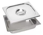 Kit Cuba Gn 1/2 X 100mm Inox + Tampa Estampada P/buffet Kit Cuba Gn 1/2 X 100mm Inox + Tampa Estampada P/buffet