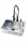 Kit Cuba Gourmet 60x45cm +Torneira Monocomando Flexível Pia Kit Cuba Gourmet 60x45cm +Torneira Monocomando Flexível Pia
