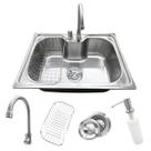 Kit Cuba Gourmet Inox 304 60x40 Completa Torneira Gourmet Acessórios Premium