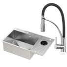 Kit Cuba Gourmet Zurique Aço Inox 304 e Torneira Gourmet Florença Monocomando GoldenX