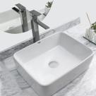 Kit Cuba Pia Louça Cerâmica Banheiro C/ Torn Mono e Válv S18