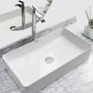 Kit Cuba Pia Louça Cerâmica Banheiro C/ Torneira e Válv S19