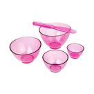 Kit Cubetas Estética de Silicone 4 Unidades com Espátula OGP
