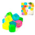 Kit Cubos de Gelos Artificiais Coloridos