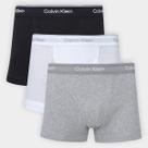 Kit Cueca Boxe Calvin Klein Trunk Masculina - 3 Peças Kit Cueca Boxe Calvin Klein Trunk Masculina - 3 Peças