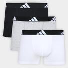 Kit Cueca Boxer Adidas 3 Peças