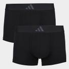 Kit Cueca Boxer Adidas Baixa Com 2 Peças