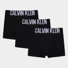 Kit Cueca Boxer Calvin Klein Trunks Intense Power - 3 Peças Kit Cueca Boxer Calvin Klein Trunks Intense Power - 3 Peças
