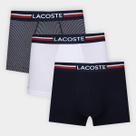 Kit Cueca Boxer Lacoste Masculina - 3 Peças Kit Cueca Boxer Lacoste Masculina - 3 Peças
