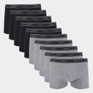 Kit Cueca Boxer Mash Cotton Elástico 10 Peças Kit Cueca Boxer Mash Cotton Elástico 10 Peças
