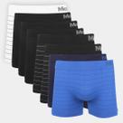 Kit Cueca Boxer Mash Listrada Masculina 8 Peças