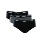 Kit Cueca Mash Slip Masculina 010.04 Preto/Cinza/Preto
