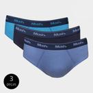 Kit Cueca Slip Mash 03 Peças Kit Cueca Slip Mash 03 Peças