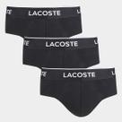 Kit Cuecas Slip Lacoste Sous-Vêtements Masculino 3 Peças