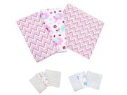 Kit Cueiro Bebe Mantinha 50cmx80cm Menino ou Menina Estampado 100% Algodão Enxoval Recém Nascido Maternidade Kit Cueiro Bebe Mantinha 50cmx80cm Menino ou Menina Estampado 100% Algodão Enxoval Recém Nascido Maternidade