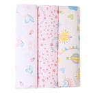 Kit Cueiro Flanelado 1,0m x 80cm Karinho Rosa 3Pçs Papi Kit Cueiro Flanelado 1,0m x 80cm Karinho Rosa 3Pçs Papi