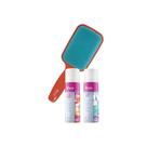 Kit Cuidado a Seco + Escova Raquete Flex Desembaraçante