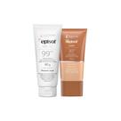 Kit Cuidado da Pele Mantecorp - Protetor Solar Facial FPS 99 e Protetor Solar FPS 30 Morena