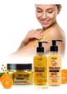 Kit Cuidado Facial Corporal Sabonete Hidratante Esfoliante