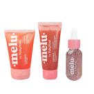 Kit Cuidado Facial Melu by Ruby Rose 3 itens Sabonete, Sabonete Esfoliante e Sérum