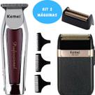 Kit Cuidado Masculino KEMEI 2024 + 9164, fácil de manusear para corte seguro Kit Cuidado Masculino KEMEI 2024 + 9164, fácil de manusear para corte seguro