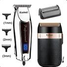 KIT Cuidado Masculino (KEMEI 2024 + 9164) lâminas ajustáveis
