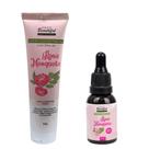 Kit Cuidados Com a Pele Rosa Mosqueta Antiestria e Envelhecimento Hidratante Facial e Óleo Corporal