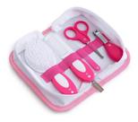 Kit Cuidados Para O Bebê 5 Peças + Necessarie Rosa Pimpolho