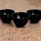 Kit Cumbuca 800ML Bowl Sopa Sobremesa Caldos Gelatinas Açai Quantidade:3und - Preto