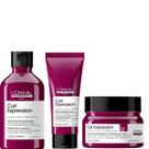 Kit Curl Expression L'Oréal Shampoo 300ml Máscara 250ml Leave-in 200ml hidratação cachos