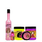 Kit Curls Coiffer shampoo mascara Fixador Creme de Pentear Selante Anti-Frizz p/Cabelos Crespos Kit Curls Coiffer shampoo mascara Fixador Creme de Pentear Selante Anti-Frizz p/Cabelos Crespos